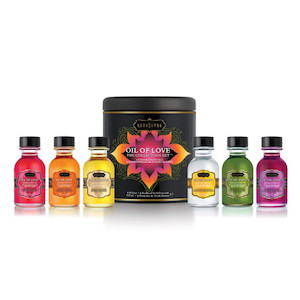 Kama Sutra Oil Of Love - The Collection Set of 6 Kissable Body Oils