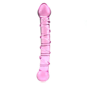 Products: Everyday Sexy Ribbed Double Glass Dildo