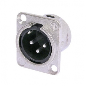Products: Neutrik NC3MD-L-1 male panel mount XLR connector