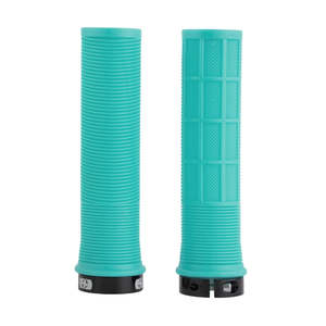 Grips: Oxford Driver Lock-On Grips Turquoise