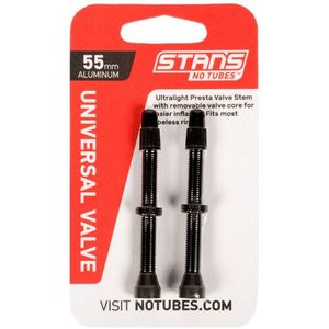 Valves: STAN'S NOTUBES - 55MM ALLOY UNIVERSAL VALVE