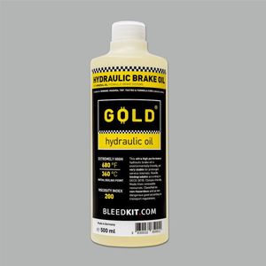 Brake Fluids Oils: Bleed Kit GOLD Hydraulic Oil 500 ml