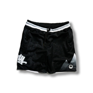 Giddy Black Retro Basket Ball Shorts