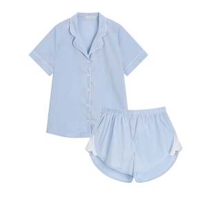 Gabrielle Cotton PJ Set | Cloud