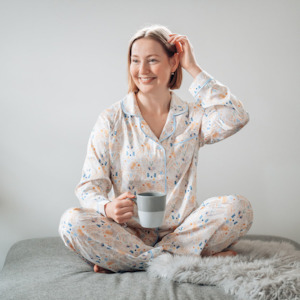 Aroha Long PJ Set | Golden Kiwi