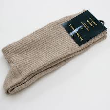 Possum Merino: Lothlorian Possum Merino Dress Sock-Natural