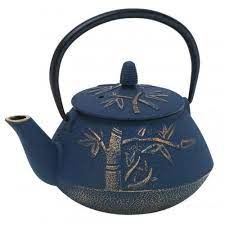 Cast Iron Tea Pots: CAST IRON TEA POT - BAMBOO