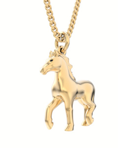Chocli Jewelry: CHOCLI Horse Necklace