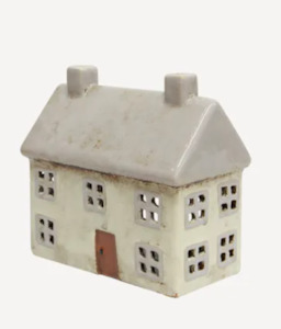 Tea Light Houses: Alsace Cottage Tea Light Light Grey