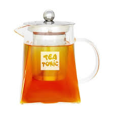 Tea Tonic Square Glass Tea Pot
