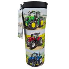 Coffee Tea Cups: Tractors Then/Now Travel Mug