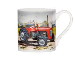 Coffee Tea Cups: TRACTORS Then/Now Massey Ferguson Mug