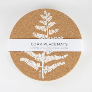 LIGA Cork Placemats - Fern