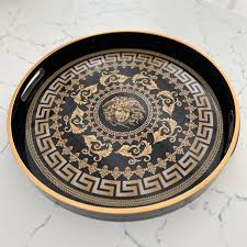 Trays Boards Boxes Baskets: Versace Medusa Tray