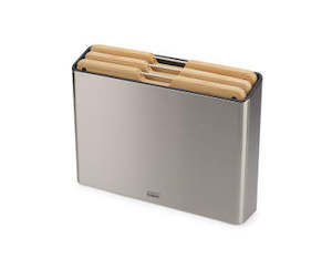 Chopping Boards: Joseph Joseph Folio Steel Bamboo 3 Piece Board Set