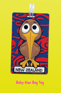 Souvenirs: CHEEKY KIWI BAG TAGS