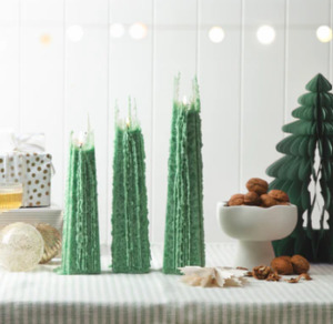 Candle Holders Lanterns Candles: PINE - Icicle Candle