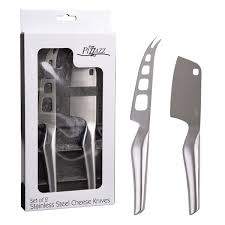 Cutlery Serveware: Pizazz Stainless Steel Cheese Knives