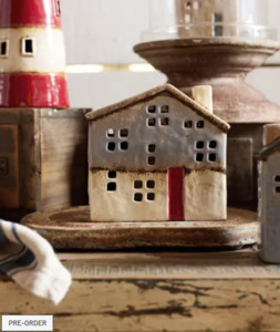 Tea Light Houses: Saint Malo Seaside Tea Light House