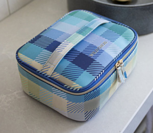WILD EMERY - Blue Large Toilet Bag