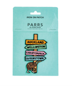 Souvenirs: PATCH - Kiwi/Signs