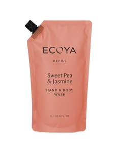 Ecoya: ECOYA Hand & Body Wash Refill - SWEET PEA & JASMINE