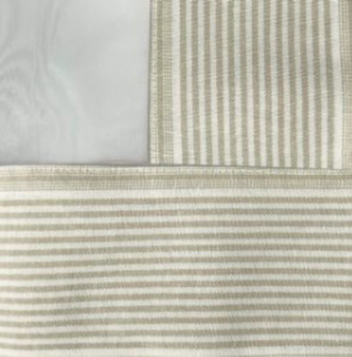Food Covers: FOOD COVER - Natural/White Stripe