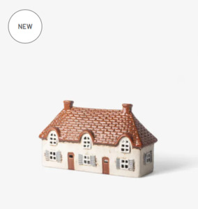 Tea Light Houses: Cotswold Tea Light Cottage Ivory