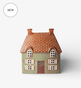 Tea Light Houses: Cotswold Tea Light Cottage Seagreen