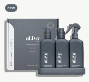 Al.ive Premium Kitchen Trio - Lemon & Pomegranate, Coconut & Wild Orange