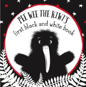 Books Activities: PEE WEE THE KIWI FIRST BLACK & WHITE BOOK