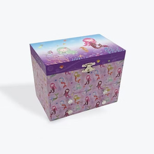 Jewellery Boxes: Mermaid 4 Drawer Jewellery Box