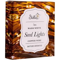 Lights Lighting: STELLAR Warm White Seed Lights 5m
