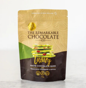 Remarkable Chocolate Bark - FREEZE-DRIED SRAWBERRY & MATCHA