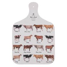 Chopping Boards: Best In Breed Dairy Cow Serving Board