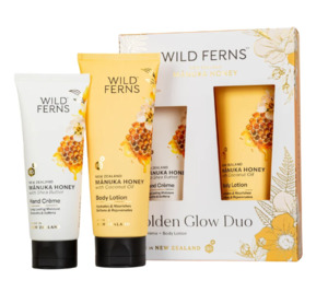 Wild Ferns: Manuka Honey Golden Glow Duo