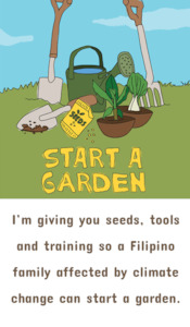 Products: Start a Garden (e-card) - Gifted - The Joy of Giving - Charity Gift Donations - Gifts That Make a Real Difference % %
