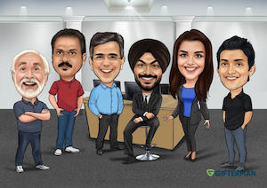 Custom Crew Caricature