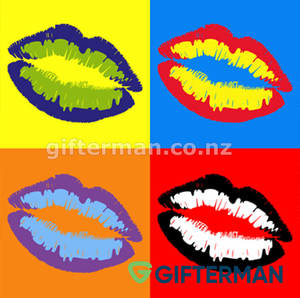 Lips Style Pop Art Drawing