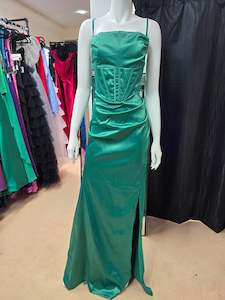 Dresses In New: DPB0316 Green Corset Style Ball Dress
