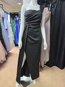 Dresses On Sale New: DPB0091 Black One Shoulder Stretch Dress