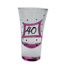 Black 40 Beer Glass