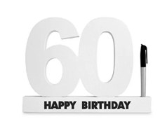 50th Stemless Wine Glass