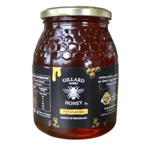 Honey: 1kg Raw Pohutukawa Honey