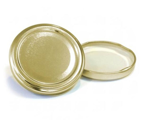Kitchen: 250ml Glass Milk Bottle with Gold Twist Lid (EACH)