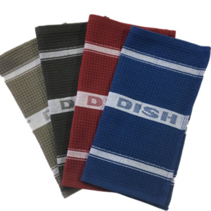 Kitchen: Happy Dish Cloth (Denim or Charcoal)