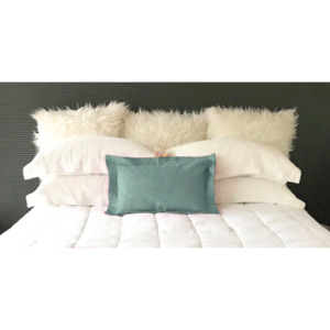 Cushions: Chapeau Scatter Cushion - Moss Green