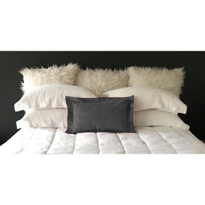 Cushions: Chapeau Scatter Cushion - Pewter