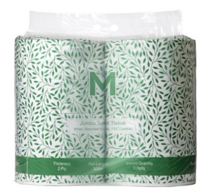 Paper: Matthews Jumbo Toilet Tissue 2ply 300m (8/PACK)