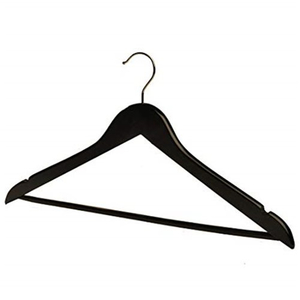 Bedroom: Black Lotus Wood Coat Hanger